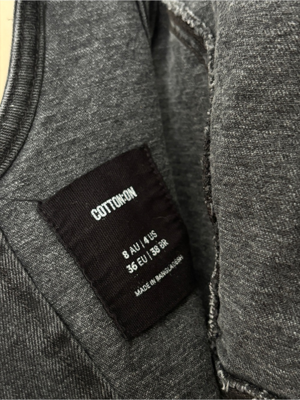Dark Grey Cotton On Denim Vest 🖤🩶 - Picture 4 of 5